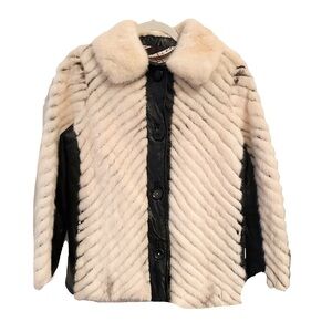1970s Mink & Leather Coat